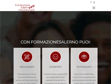 Tablet Screenshot of formazionesalerno.com
